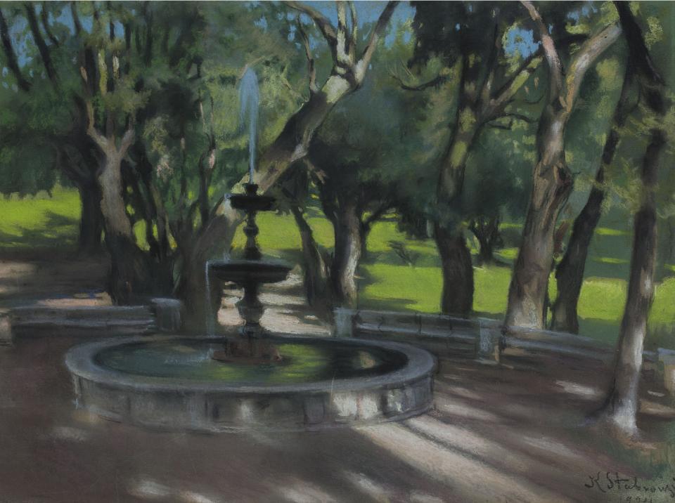 Fontanas Borghese'ių vilos parke